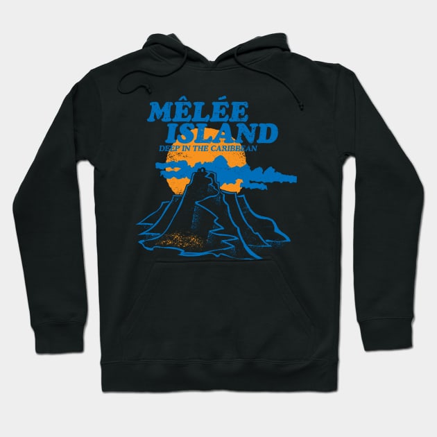 Mêlée Island (Dark Variant) Hoodie by Geekeria Deluxe